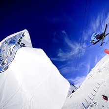 k&ouml;r n&aring;gon snurr med mute under freeride helgen (. Foto: Niclas Magnusson. &Aring;kare: Freddie Grann.