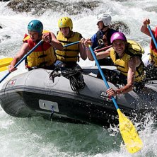 Voss Ekstremsportveko 2007.
T&auml;vling i forsr&auml;nni. Foto: Anna Lundqvist.