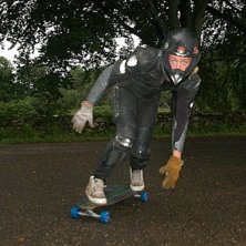 En v&auml;ldigt regning 90 graders kurva i SM backen. . &Aring;kare: S&auml;rjade Jeppan.