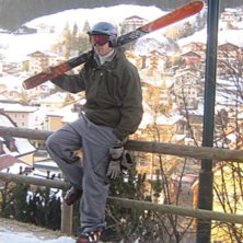 Poose med &aring;rets utrustning innan uppg&aring;ng p&aring; ber. &Aring;kare: Sebastian *Duffer* &Aring;reng.