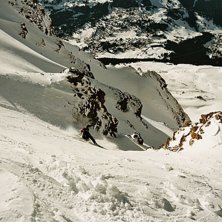 Sondre p&aring; v&auml;g mot Lenzerheide som syns i bakgrun. Foto: Martin Libeck. &Aring;kare: Sondre.