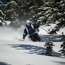 Annu en sk&ouml;n linje p&aring; bergets baksida... Foto: Ludwig Andersson. &Aring;kare: Simon Jansson.