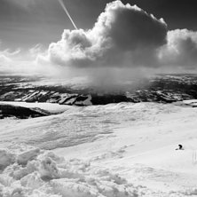 Bild tagen en sjukt fin dag p&aring; &Aring;reskutan.. Foto: Niklas Welzel. &Aring;kare: Hampus Evers.