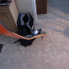 det blev en ofrivillig rocker....
 RIP. Foto: Dbarkvik. &Aring;kare: Dbarkvik.