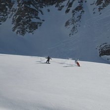 Johan och Jag hittade en del av berget som var or�. Foto: Niclas Nyl&eacute;n. &Aring;kare: Johan Blomberg, Andreas Landahl.