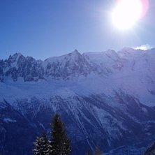 Julafton i Chamonix.... Foto: Gabriel Riva.