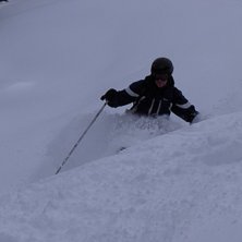 Revelstoke - vilket st&auml;lle!!! Har aldrig i mitt l. Foto: Peter Elofson. &Aring;kare: Eric Gillberg.