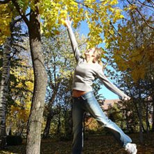 H&auml;rlig h&ouml;stbild!. Foto: Johanna. &Aring;kare: Sara.