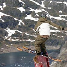 en C rail under foto shot i fonna. Foto: Hans w&auml;rdell. &Aring;kare: Tobias bj&ouml;rk.
