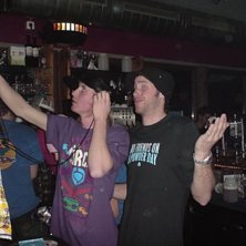 jag o victor vid skivorna p&aring; funky!.