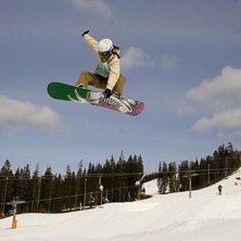 Indy i r&ouml;da linen. Foto: Jonas Lindgren. &Aring;kare: Charli.