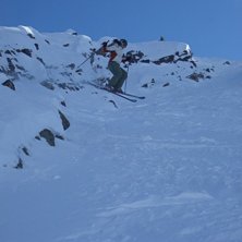 Lite flaxande med armarna, men anda ett dropp.... . Foto: Joel Sjogren. &Aring;kare: Jenny Ottosson.
