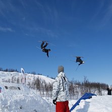 jag &aring; sonny g&ouml;r backflip.... Foto: vet ejj. &Aring;kare: Sebastian,sonny.