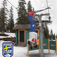 Railkungen!  P&aring;v&auml;g hem fr&aring;n en afterski i Lindv.