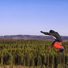 Sk&ouml;n bild i filipstads slalombacke :). Foto: Sid Paulson. &Aring;kare: Anton treviranus.