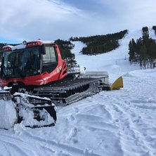 Nysn&oslash; og en temperatur som holder seg rundt null..