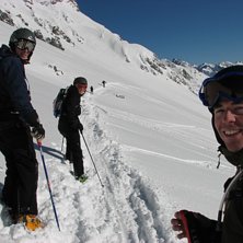 Kapall 2330, strax innan typ 900 fallh&ouml;jdsmeter n. Foto: Lars Dandanell. &Aring;kare: Erik, Josef, LillTove.