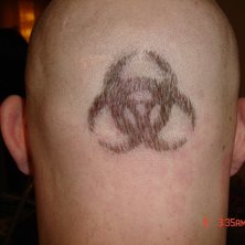 En h&aring;r tatto. Foto: Hanna Holm&eacute;n. &Aring;kare: Tobbe Hallin.