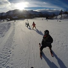 Grader rund 0 denne l&oslash;rdagen, det er nesten vinds.