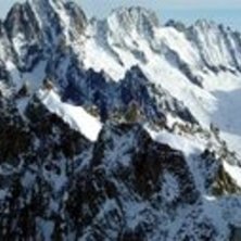 Pannorama &ouml;ver Chamonix och Vall&eacute; Blanche. Foto: Johan Vall.