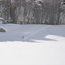 Puderdag i den ok&auml;nda orten Leysin , Schweiz ( ht. Foto: Hakan Cervin. &Aring;kare: Marc Klibbe.