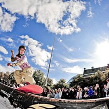 BS tailslide av riktigt duktig tjej!. Foto: Emil Rydell. &Aring;kare: Stine Rusten Andersen.