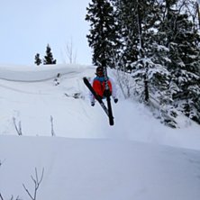 Flyger p&aring; en naturlig kick. Happy days.. Foto: Erik R. &Aring;kare: Johan R.