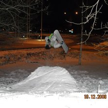my friend did a huge frontflip!. Foto: Marcus Branden.
