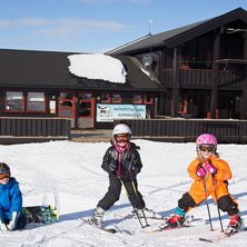 Aprilski i Dagali
Det er en fin morgen i Dagali Fj.