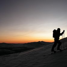 P-A p&aring; v&auml;g upp p&aring; Gr&ouml;nfj&auml;ll i n&auml;rheten av Ki. Foto: Jakob Mj&ouml;bring. &Aring;kare: Per-Anders.