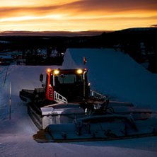 Hoppet pistas inf&ouml;r stars on snow.. tyv&auml;rr ahn s. Foto: Simon Pont&eacute;r.
