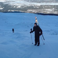 Andra toppturen. Foto: Lukas Borgemo.