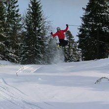 Romme Alpin en s&ouml;ndag eftermiddag. Foto: Stefan Hultquist. &Aring;kare: Patrik Jansson.