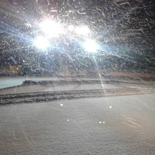 Det sn&oslash;r!
God morgen alle sammen! Det sn&oslash;r tett .