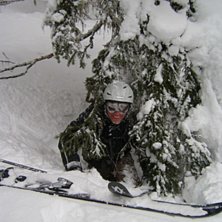 en av de b&auml;sta puderdagarna f&ouml;rra vintern som p�. Foto: frida hamr&eacute;n. &Aring;kare: per bj&ouml;rklund.