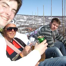 Myste i solen med mitt ledband. . Foto: KJs Broe. &Aring;kare: KJ - Jag - Mats.