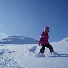 Med framtiden i bakgrunden.. Foto: Joakim Eriksson. &Aring;kare: Hannah.