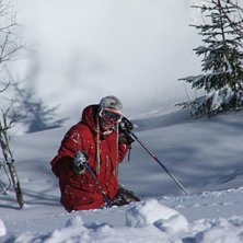 det finns sn&ouml; i s&auml;len ox&aring;:). Foto: Leo Ekbom. &Aring;kare: Simon Ekbom.