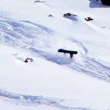 Det fanns stenblock under nysn&ouml;n!!. Foto: Ola Oskarsson. &Aring;kare: Erik Oskarsson.