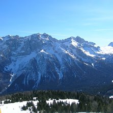 Foto: Utsikt &ouml;ver M d Campiglio.