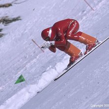 Pro Mondial, speedski proffst&auml;vling i Les Arcs 20. &Aring;kare: Magnus Jacobson.