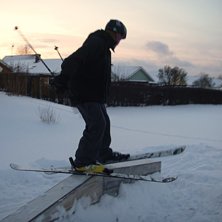 f&ouml;rsta rail sess f&ouml;r sessongen. Foto: falken. &Aring;kare: jag.