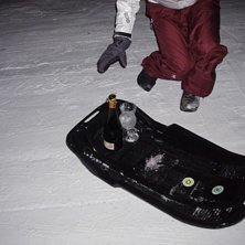 &Aring;ket till Bran&auml;s &ouml;ver ny&aring;r med ett g&auml;ng kompi. Foto: Tove Johansson. &Aring;kare: Tove Johansson.