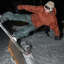 Bakg&aring;rdssession i Fernie. Foto: Anna Karlstr&ouml;m. &Aring;kare: kalle karlstr&ouml;m.