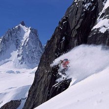 Wolfgang Huber &auml;ter sn&ouml; i Chamonix . Foto: Fredrik Schenholm. &Aring;kare: Wolfgang Huber.