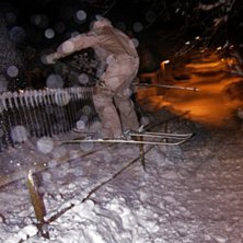 Ett rail n&auml;ra &ouml;stra skolan.. Foto: Carl Danielsson. &Aring;kare: Per.