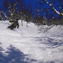 Sk&ouml;n dag med mycket sn&ouml; i &Aring;re. Foto: Sebastian Wincrantz. &Aring;kare: Markus Wib&auml;ck.