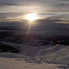 Utsikten vid 1000-metersplat&aring;n i &Aring;re.. Foto: Patric Peippo.