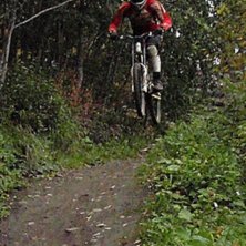 Anders Flagg provar sina vingar i K&auml;lksp&aring;ret.. Foto: Johan M&ouml;rk. &Aring;kare: Anders Flagg.