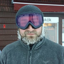 Det var verkligen iskallt denna dagen men det var .